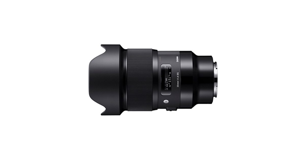 シグマ、ソニー Eマウント用の超広角レンズ「20mm F1.4 DG HSM」発売日
