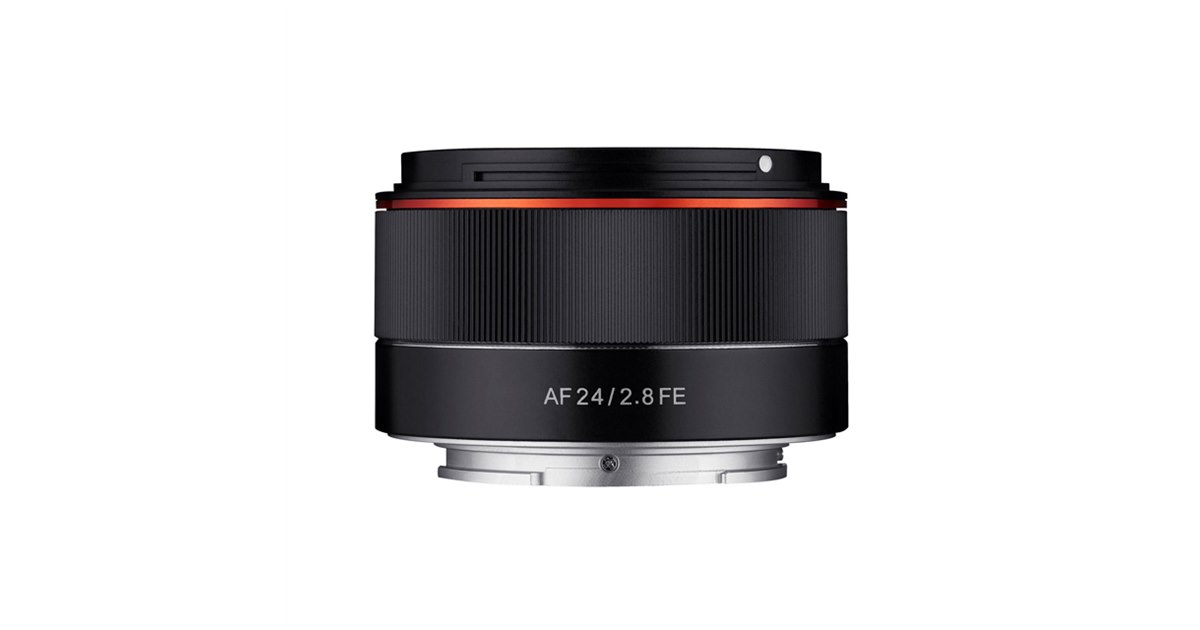 サムヤン、ソニーEマウント対応の小型・軽量レンズ「AF 24mm F2.8 FE