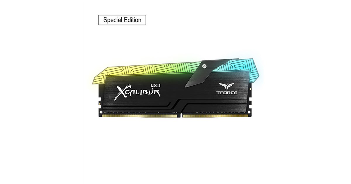 Team、RGB機能対応のゲーミング向けDDR4メモリー「T-FORCE XCALIBUR