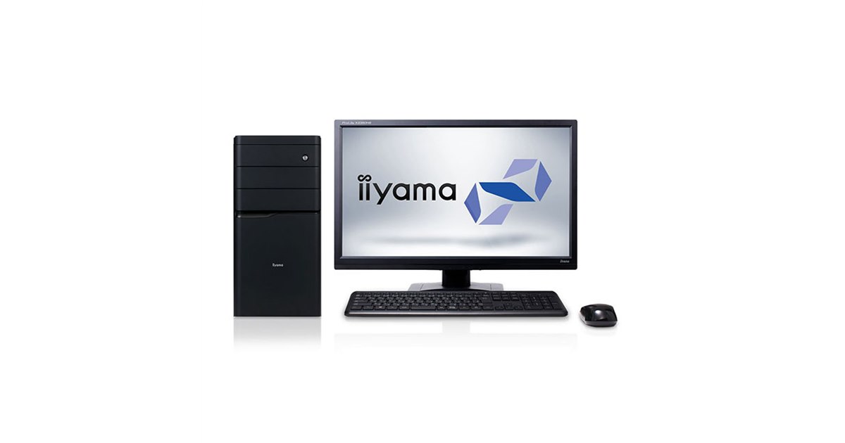 iiyama、Core i7-8700とGeForce GTX 1060を搭載したミニタワーPC
