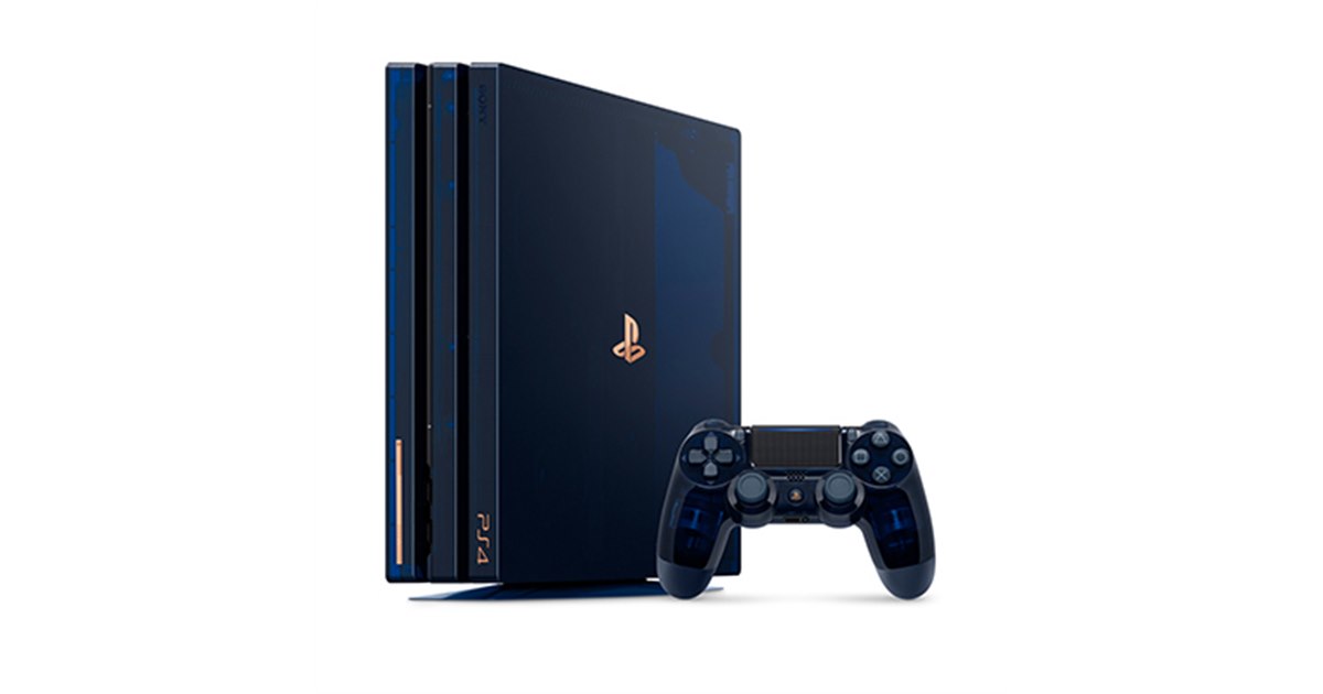 ソニー、濃紺スケルトンデザインの「PlayStation 4 Pro」全世界5万台限定特別モデル - 価格.com