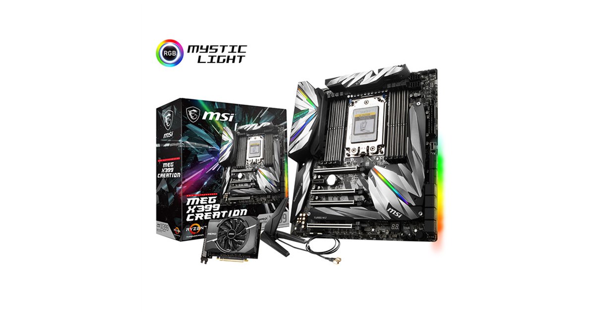 MSI、32コアのRyzen Threadripper WXに最適化した「MEG X399