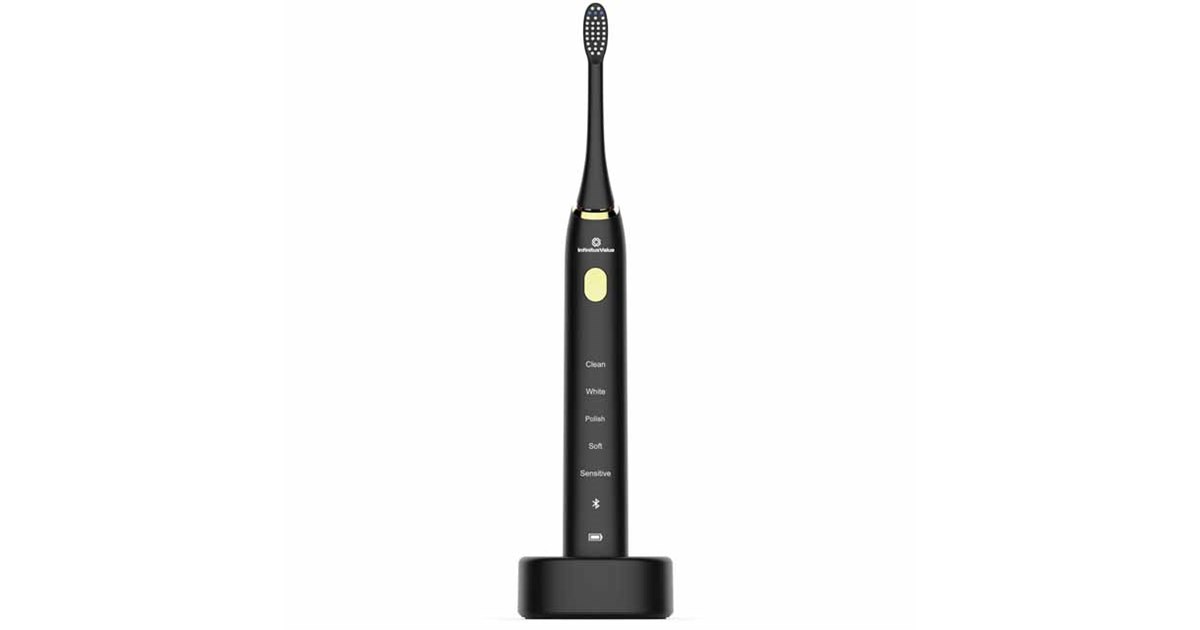 【今月末までの値下げ】電動歯ブラシ Bluetooth機能付き スマホ連携で磨き残しをなくす、Bluetooth対応の電動歯ブラシ「IVHB01W