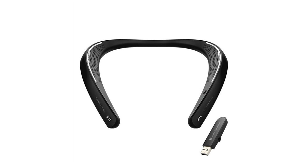EM-Tech MY THEATER ワイヤレスネックスピーカー EM-Tech、ネックバンド型ワイヤレススピーカー「MY THEATER