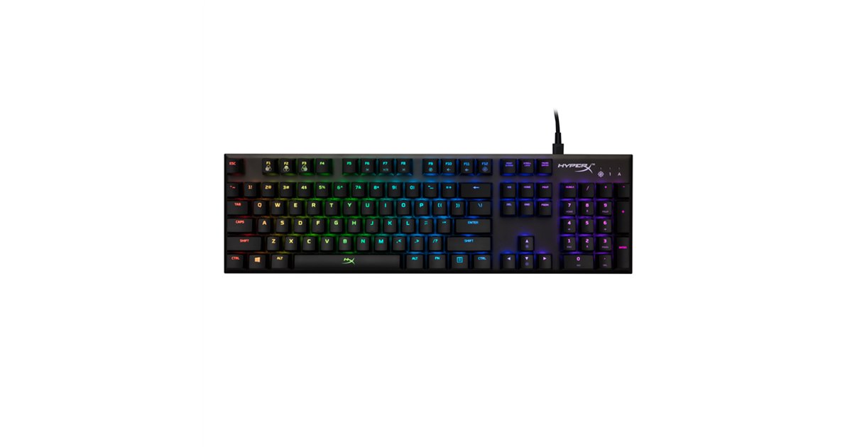 Kingston、Kailh Silver Speedスイッチ搭載のAlloy FPS RGBメカニカル