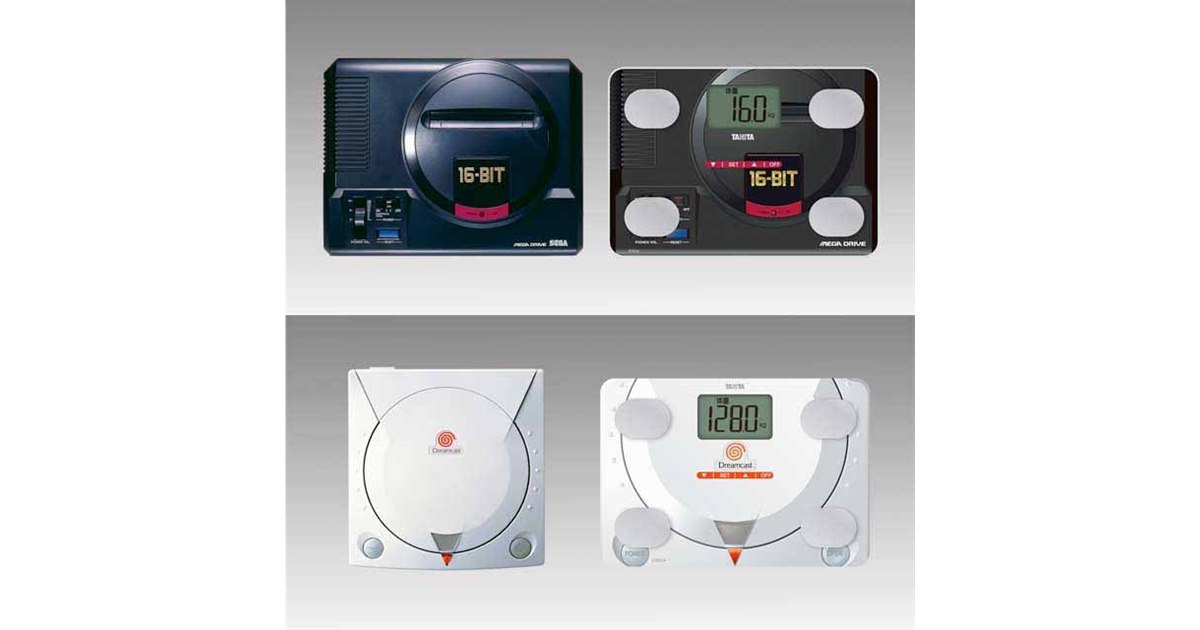 新品　廃盤　メガドライブ 体組成計　タニタ　レトロゲームデザイン 新品廃盤メガドライブ 体組成計タニタレトロゲームデザイン
