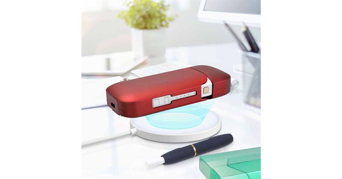 IQOS」ポケットチャージャー向け、Qi対応「置きラク充電レシーバー