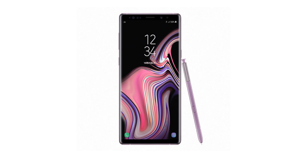 Galaxy Note 9 SCV40 au サムスン ギャラクシー サムスン Galaxy Note9 SCV40 au [ミッドナイト ブラック] 価格