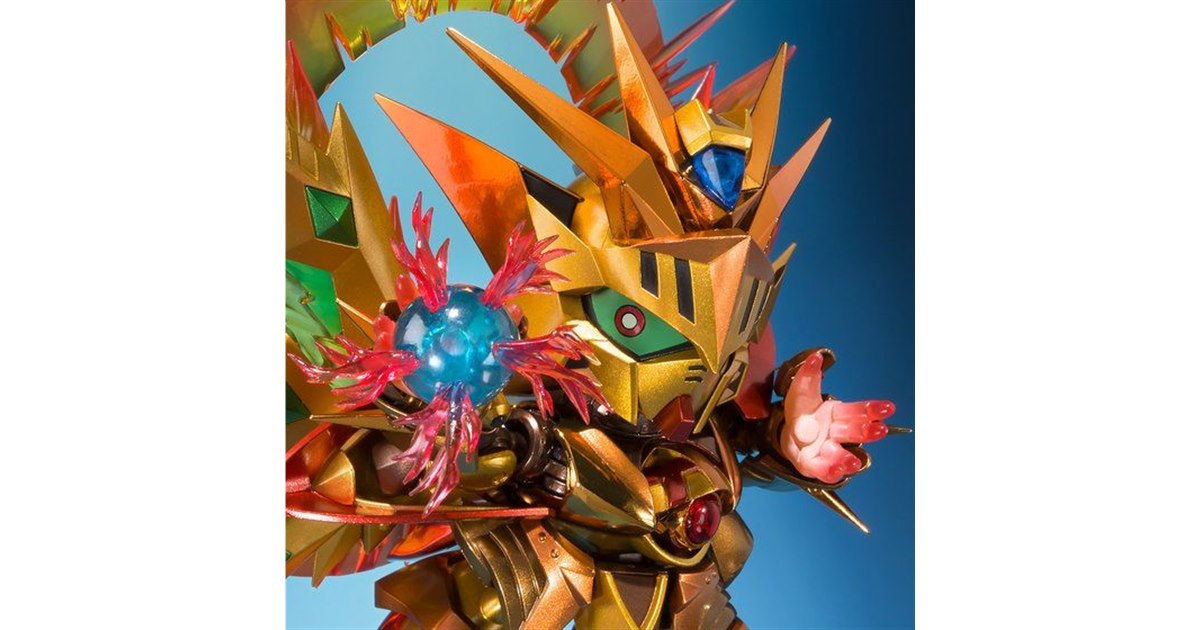 SDX 太陽騎士ゴッドガンダム 明鏡止水ゴールドバージョン 全身が黄金色となる最強の姿！「SDX 太陽騎士ゴッドガンダム