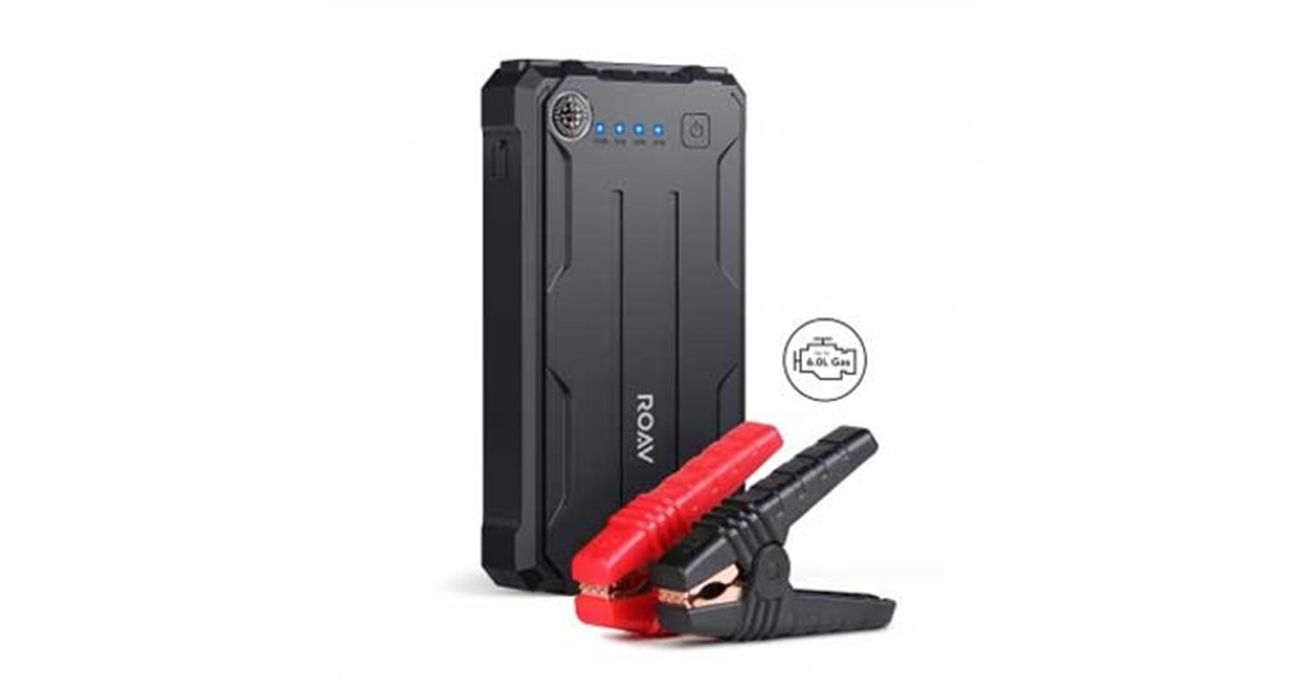 車のジャンプスタートやスマホ充電に対応した「Anker Roav ジャンプ 