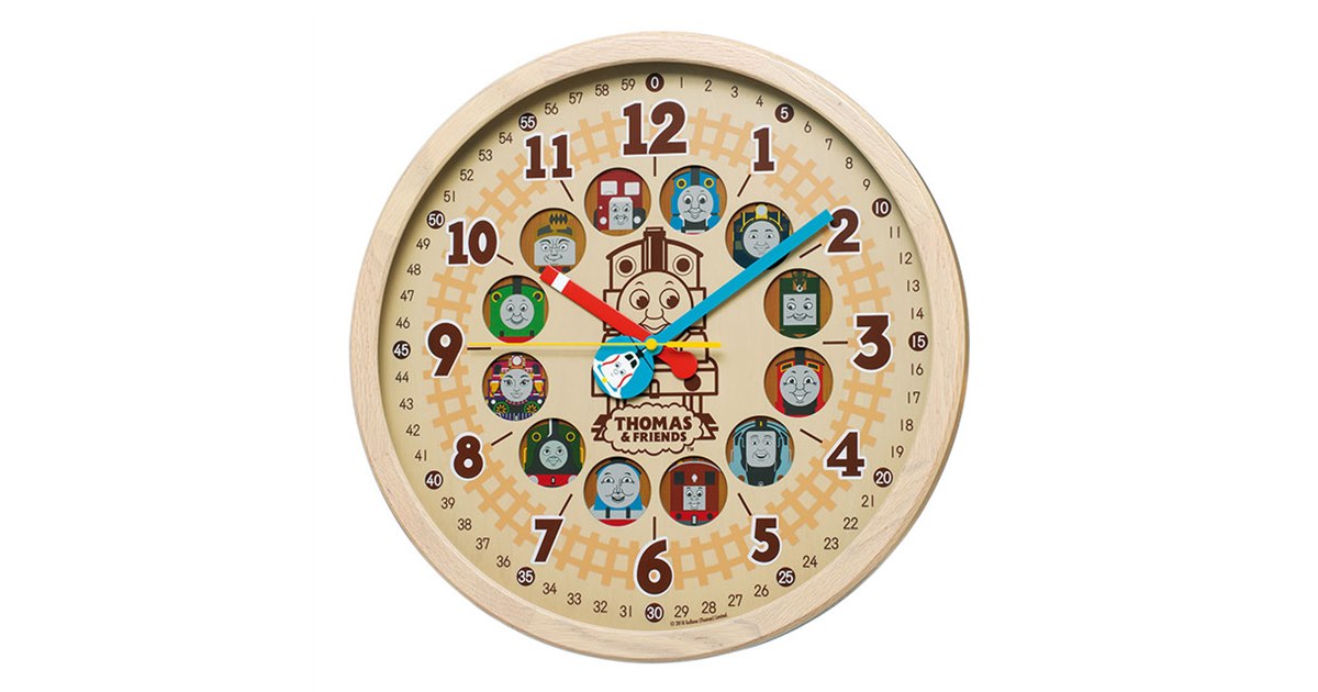 SEIKO セイコキャラクタークロック きかんしゃトーマス きかんしゃ