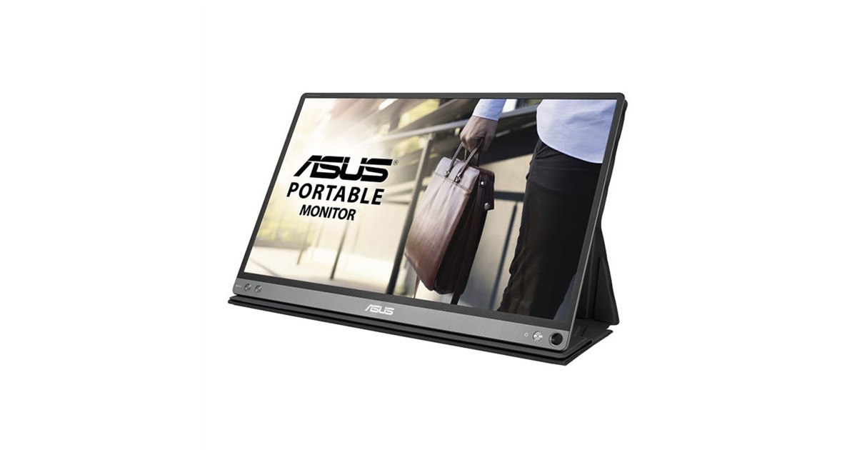 ASUS、厚さ8mmでバッテリーを内蔵した15.6型液晶ディスプレイ「MB16AP