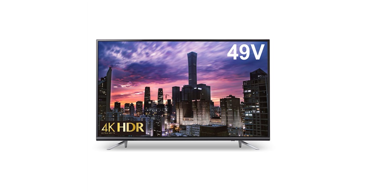 49V型で49,800円、グリーンハウスの格安4Kテレビ「GH-TV49E-BK」 - 価格.com