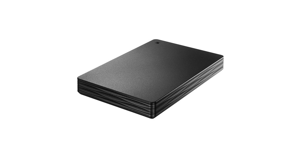 IOデータ HDPH-UT5DKR 外付けHDD カクうす Lite ブラック ポ