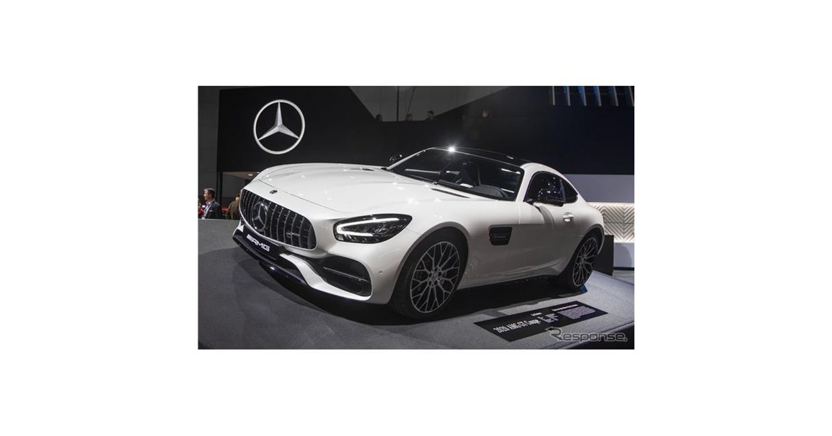 メルセデス AMG GT 改良新型、最新デジタルコクピット採用…ロス