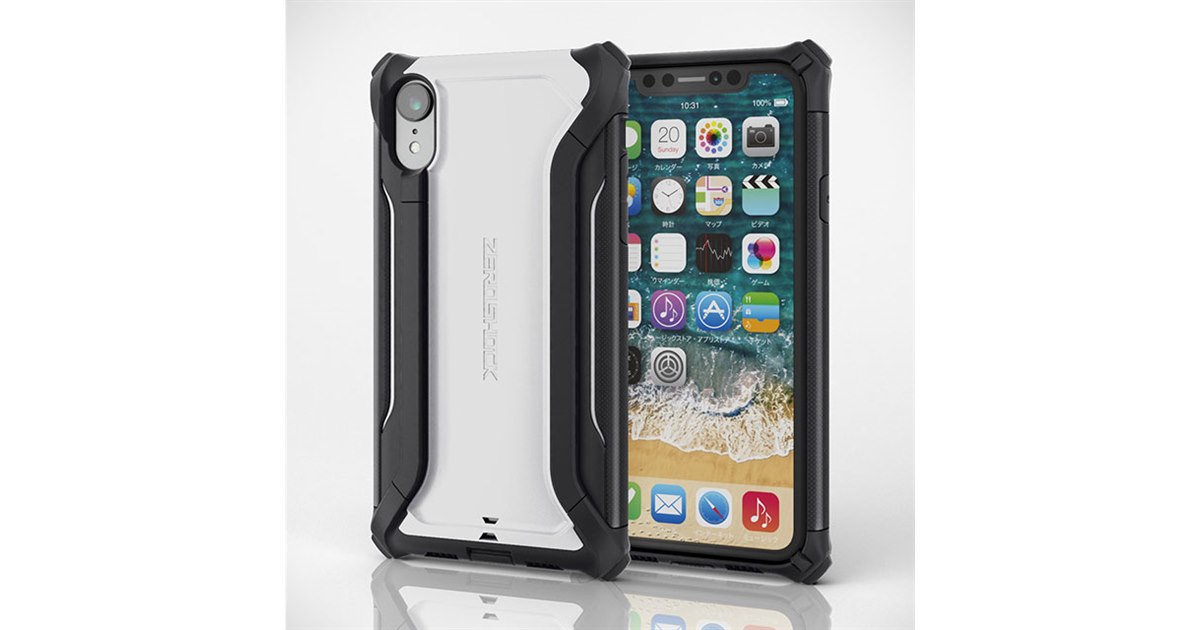 エレコム、ZEROSHCOKシリーズのiPhone XR/XSケース3タイプ - 価格.com