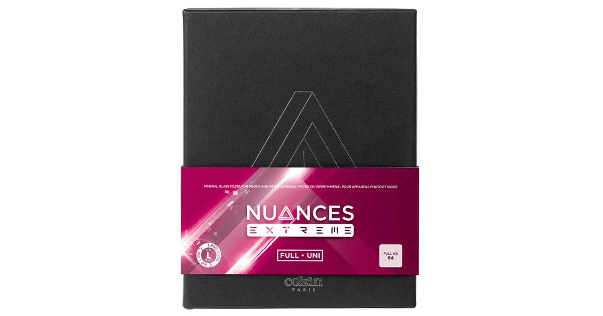 Cokin、強化ガラス採用の角型NDフィルター「NUANCES EXTREME ND64 