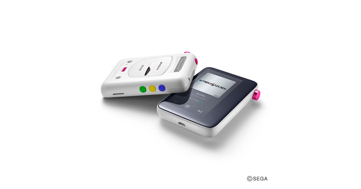 ACTIVO CT10 セガサターン ハイレゾ対応ポータブルプレイヤー 発売再延期”していたセガサターンコラボDAP、2019年1月12日発売へ