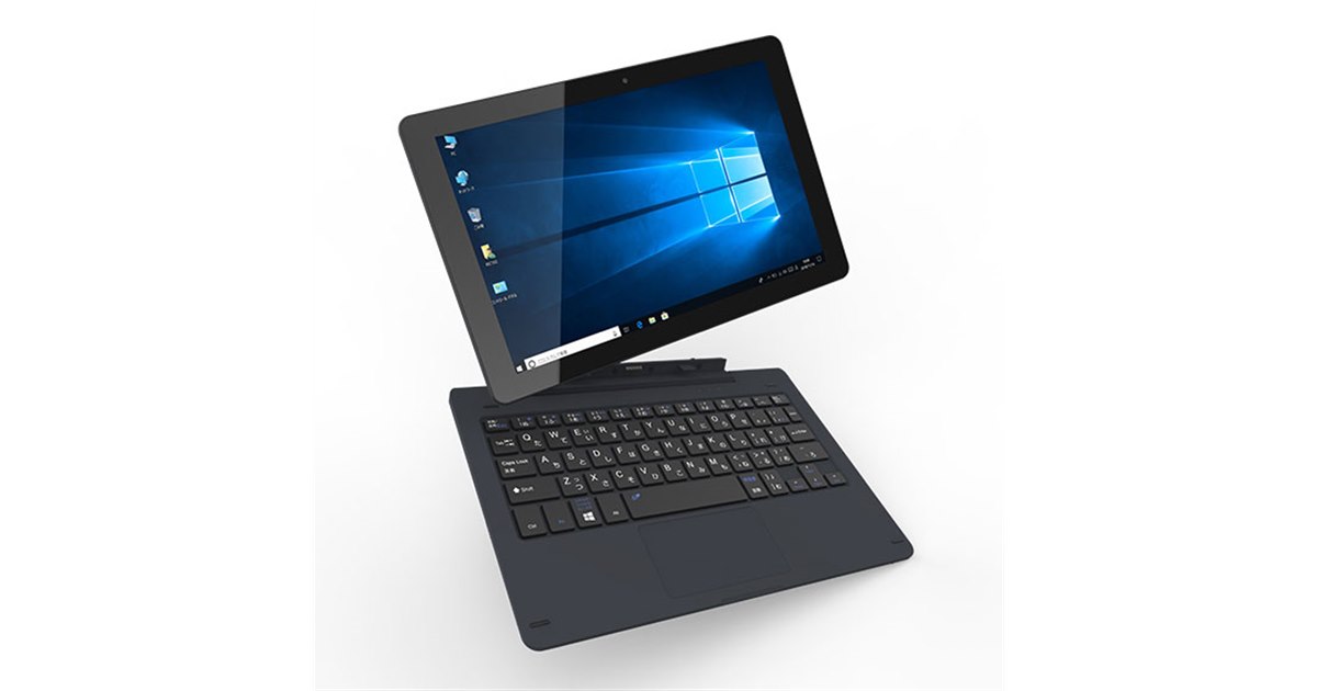 恵安、キーボード着脱式の10.1型2in1タブレットPC「KIC102HD-DN