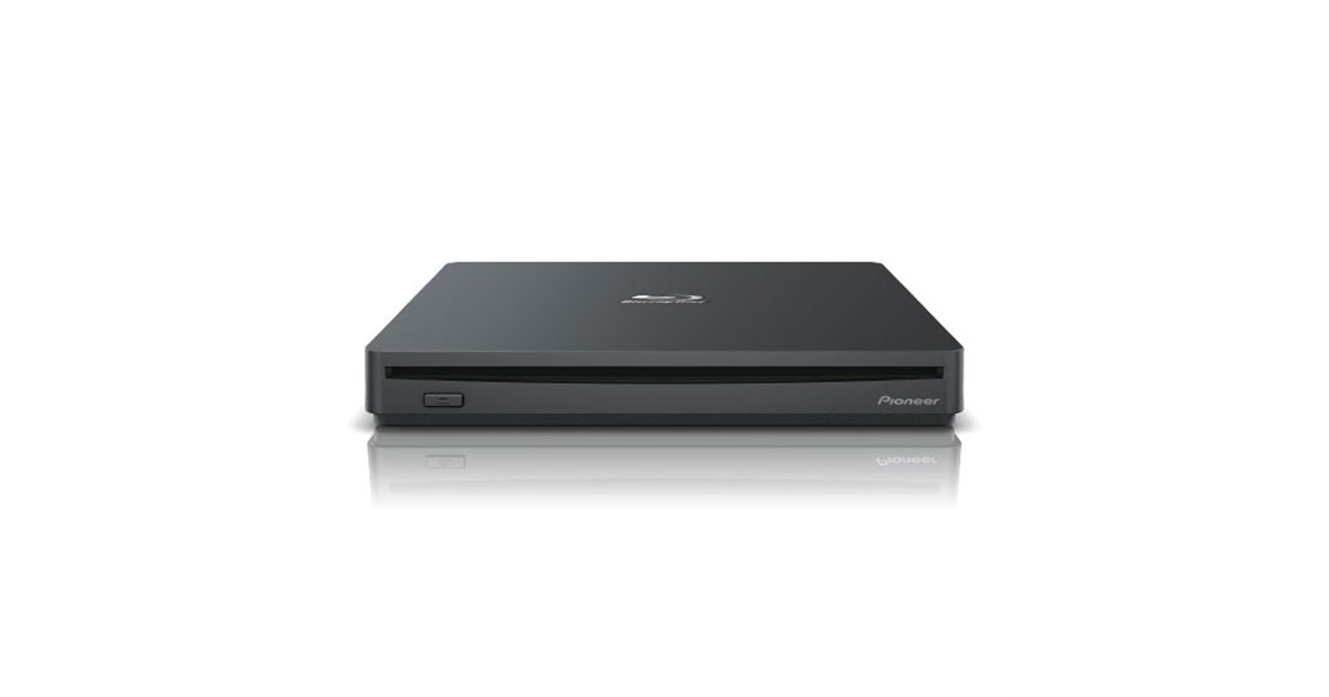 PIONEER BDR-XS07B-UHD ブルーレイディスクドライブ Windows用ポータブルBD/DVD/CDライター「BDR-XS07B-UHD」を新