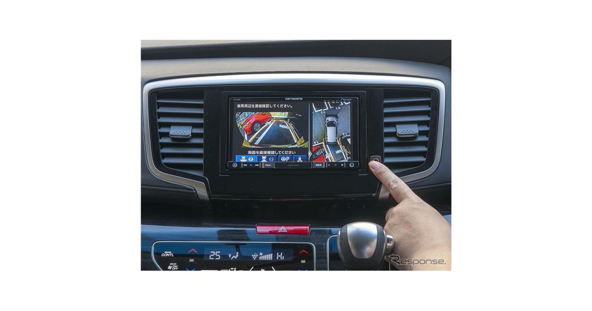 オデッセイ RC1 Androidカーナビ マルチカメラ映像を市販ナビに表示