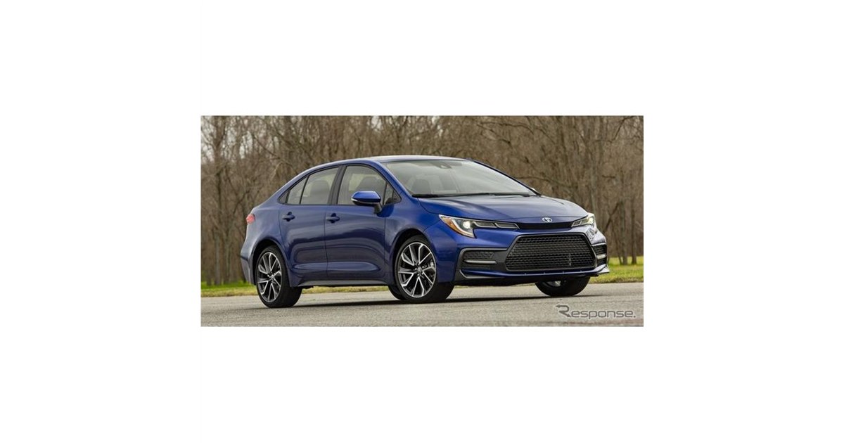 トヨタ カローラ セダン新型、マルチインフォディスプレイ標準装備で1