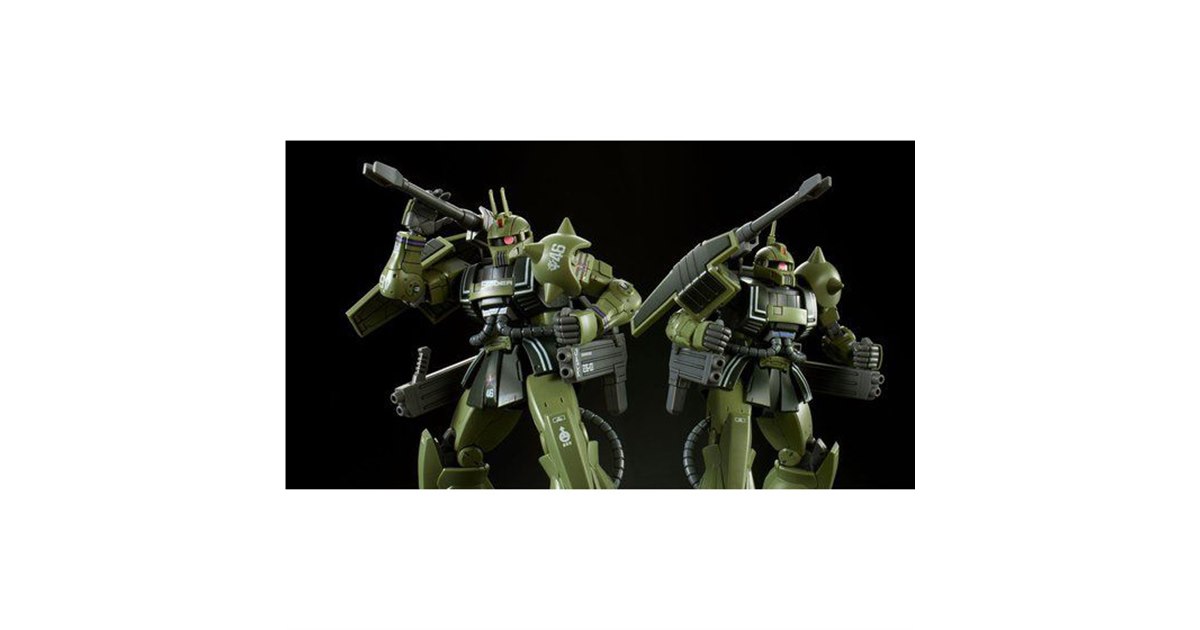 機動戦士ガンダム THE ORIGIN」MSDより、ザク・キャノンの