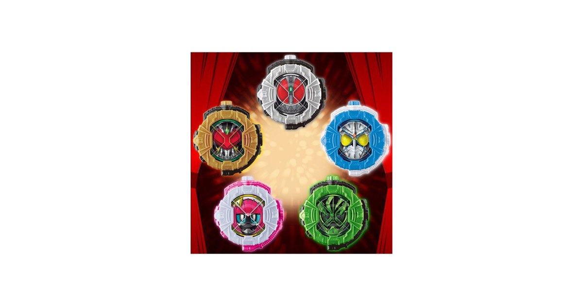 バンダイ、“17万票から選ばれた”DXライドウォッチ5つの