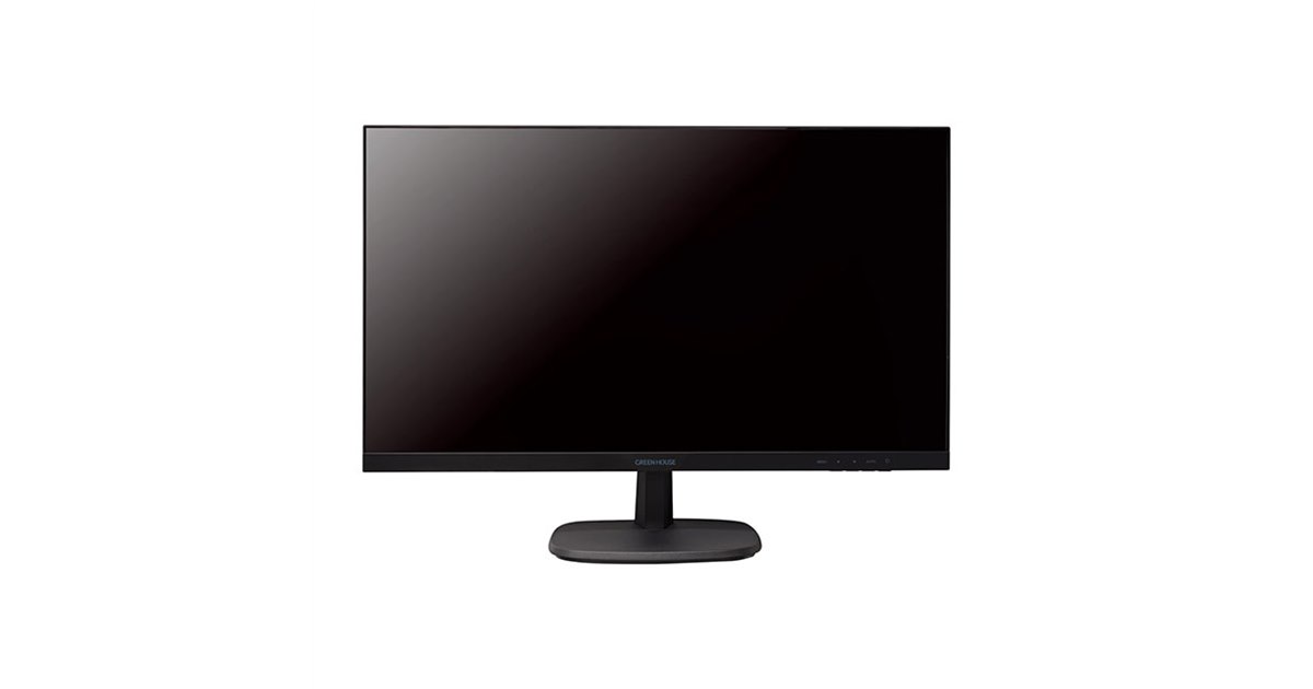 グリーンハウス、PLSパネルを採用した27型フルHD液晶「GH-LCW27A-BK