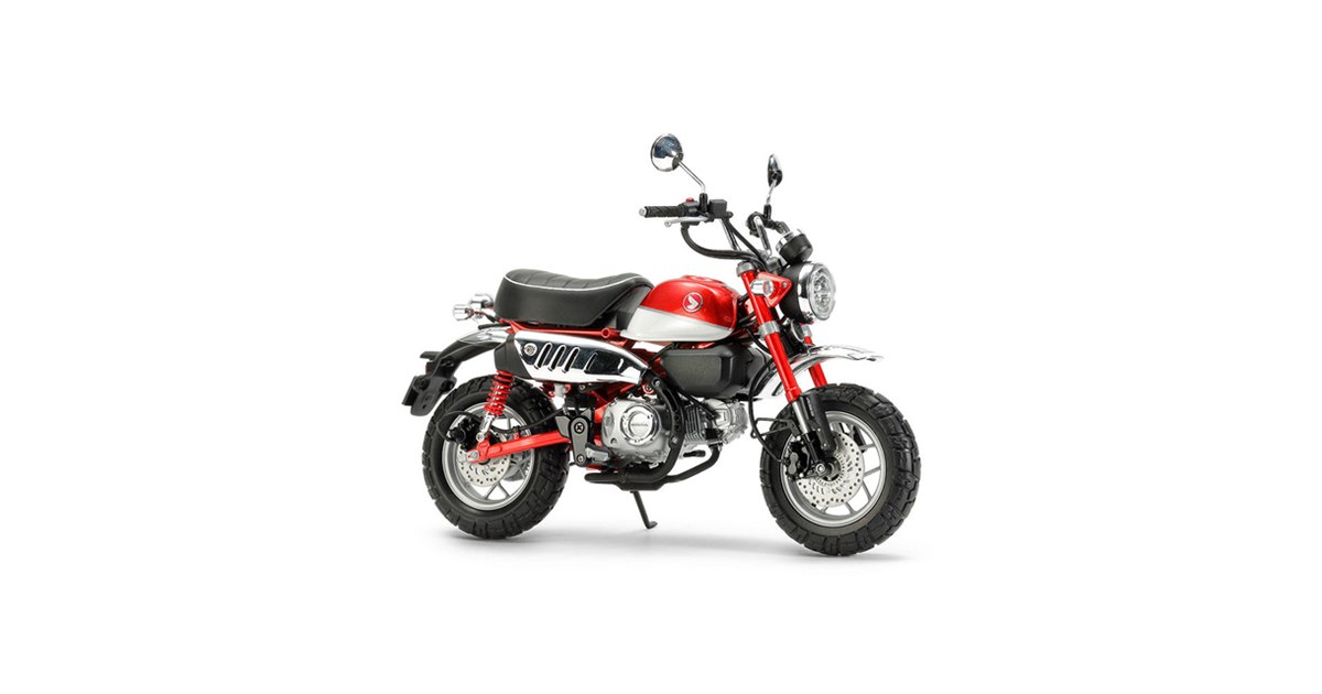 タミヤ、ホンダのレジャーバイク「モンキー125」を1/12スケールで再現