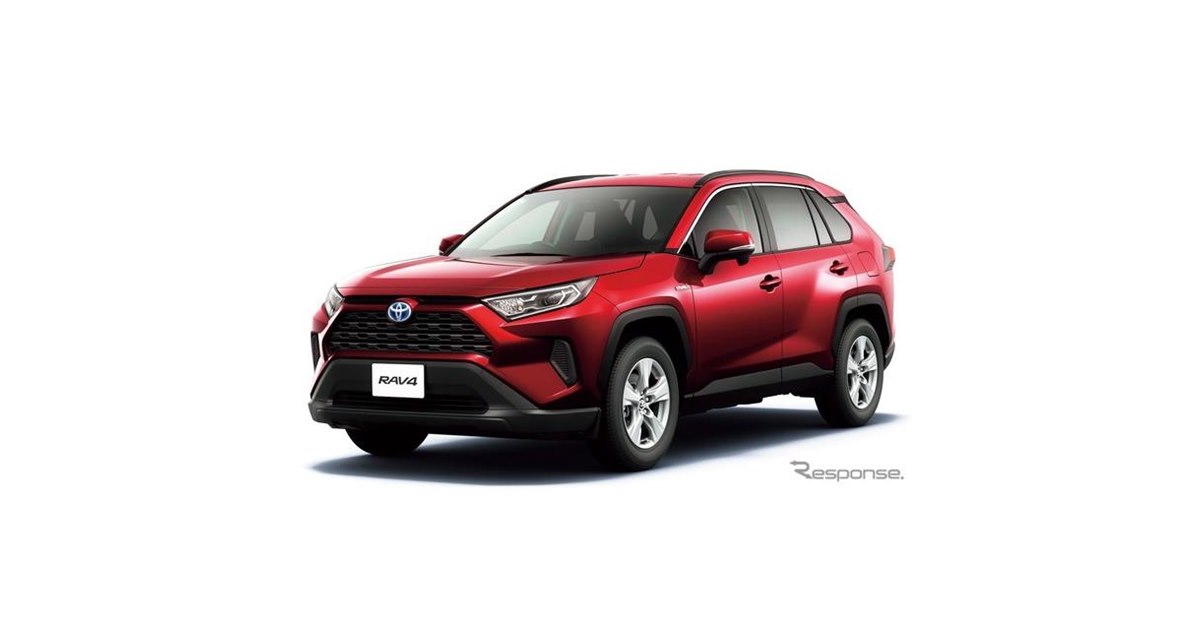 【2台】新型RAV4 GRスポーツ ホワイト／ブラックレッド　／　カラーサンプル トヨタの価格マジック】新型RAV4 PHEVが遂に登場！何とZとGR SPORTの