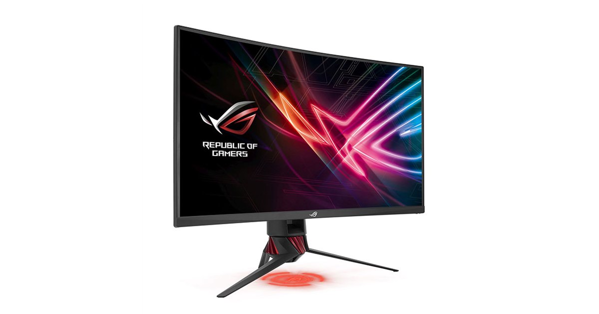 ASUS、31.5型曲面ゲーミング液晶ディスプレイ「ROG STRIX