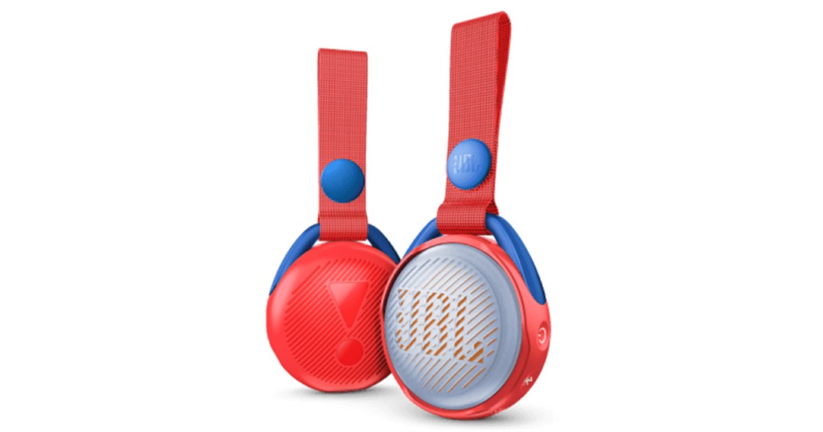 JBL、LEDライトリング付きの防水Bluetoothスピーカー「JBL JR POP