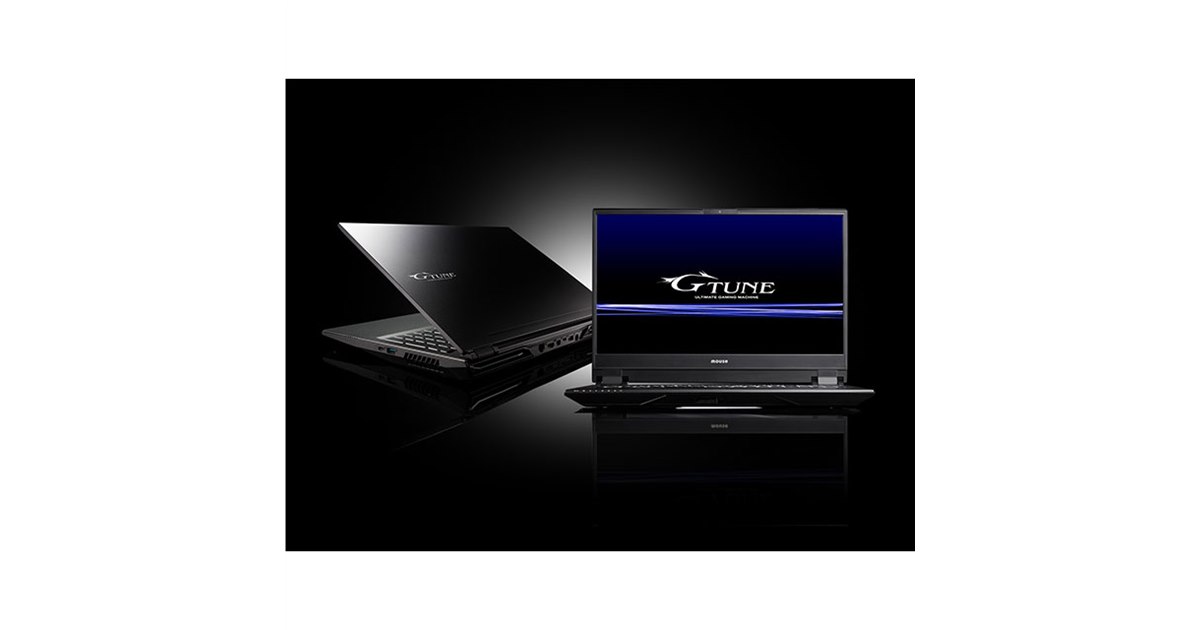ゲーミングパソコン　G-TUNE　RTX2070 G-Tune、「GeForce RTX 2060/2070」を搭載した15.6型ゲーミングPC