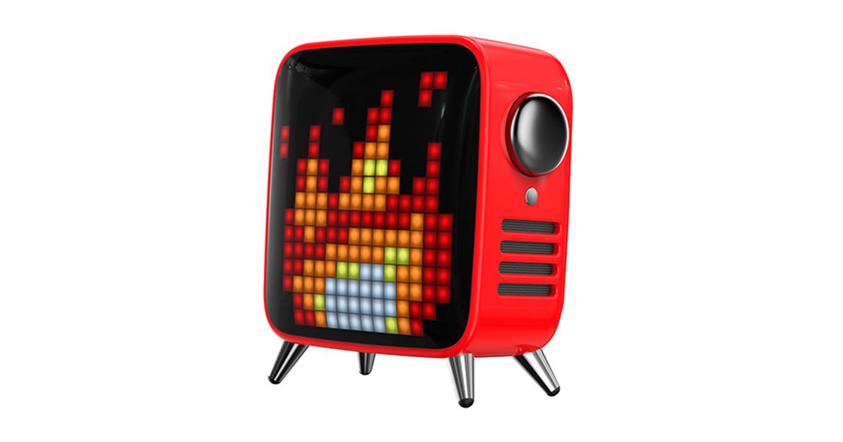 Divoom、ドット絵をデザインできるピクセルアートスピーカー「TIVOO-MAX」 - 価格.com