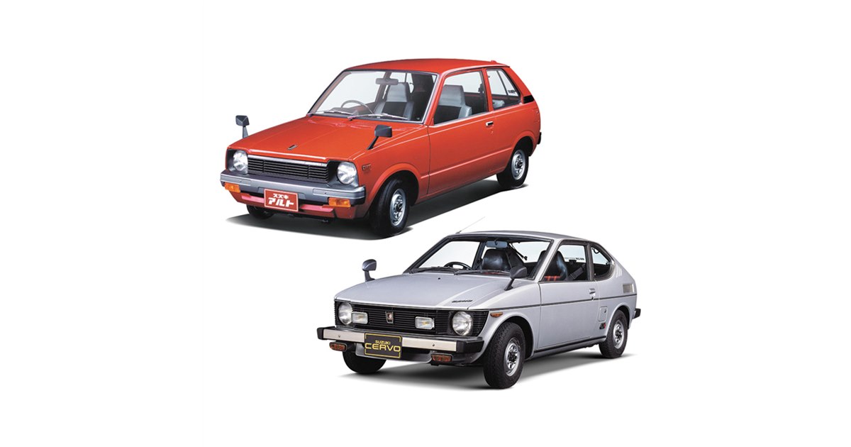 1/20プラモ「SS30V アルト/SS20 セルボ」2台セット、80年代風デカール