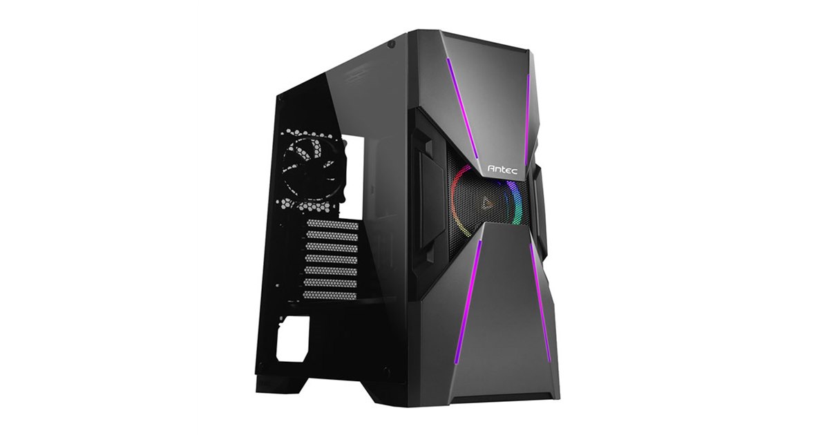 Antec、フルスクリーン設計の強化ガラスサイドパネルを採用したPC