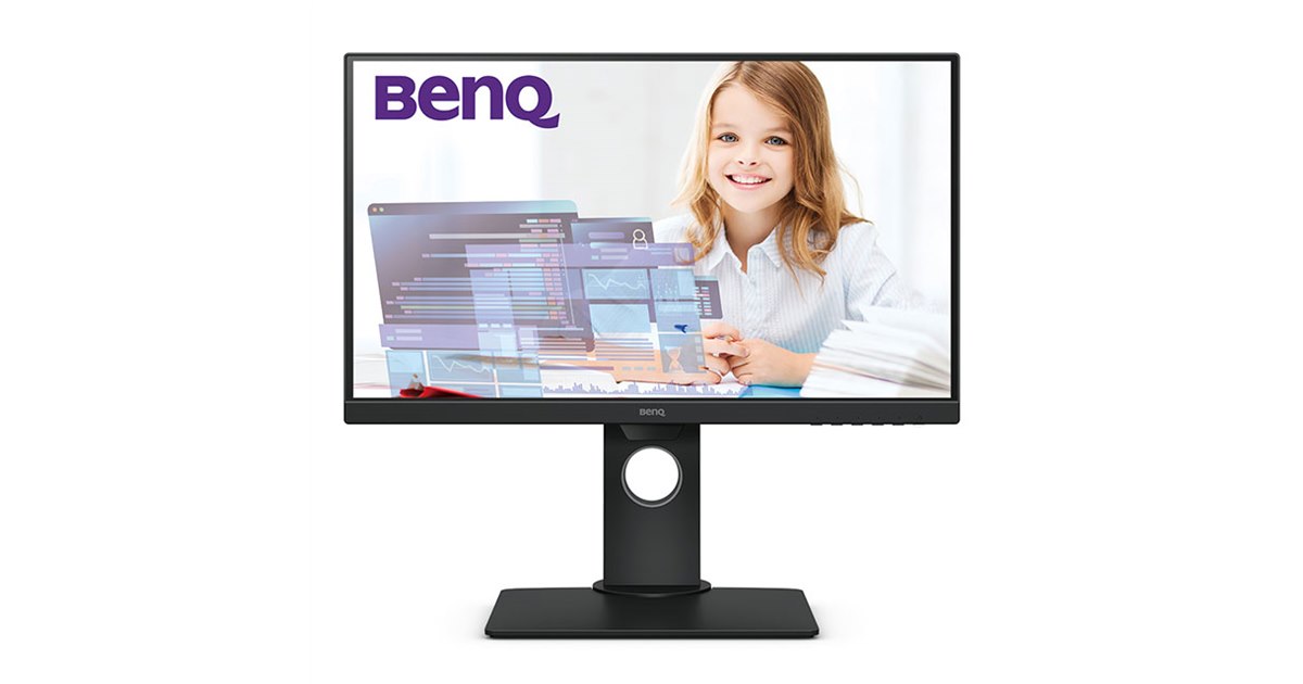 23年製 BenQ GW2480T 高さ 縦横回転可能 23.8インチ モニター BenQ、アイケア技術を搭載した23.8型フルHD液晶ディスプレイ