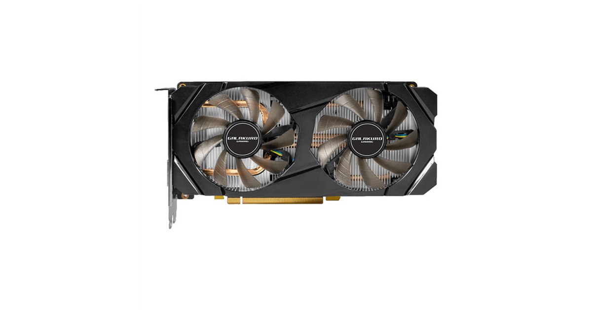 グラフィックボード・グラボ・ビデオカード GALAKURO GeForce GTX 1660 GG-GTX1660-E6GB/DF | NVIDIA GEFORCE GTX 1660 搭載