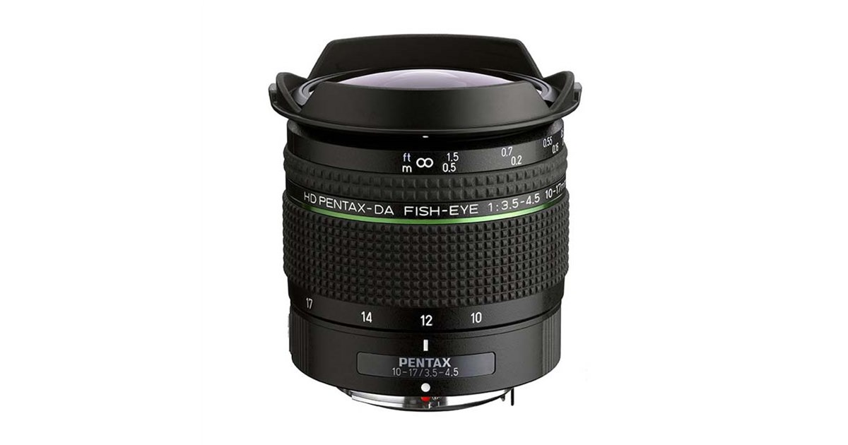 リコー、新デザイン採用の｢HD PENTAX-DA FISH-EYE10-17mmF3.5-4.5ED 
