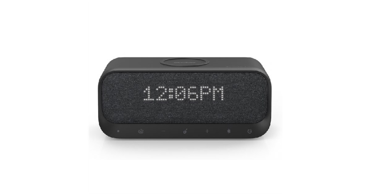 インテリア時計 Anker Soundcore Wakey Anker SoundCore Wakey Bedside Speaker, Black - Walmart.com