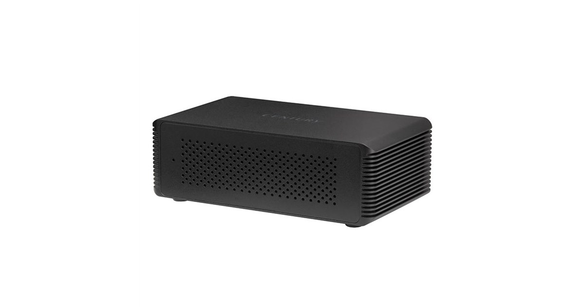 センチュリー、M.2 NVMe SSDを2枚搭載可能でThunderbolt 3接続に