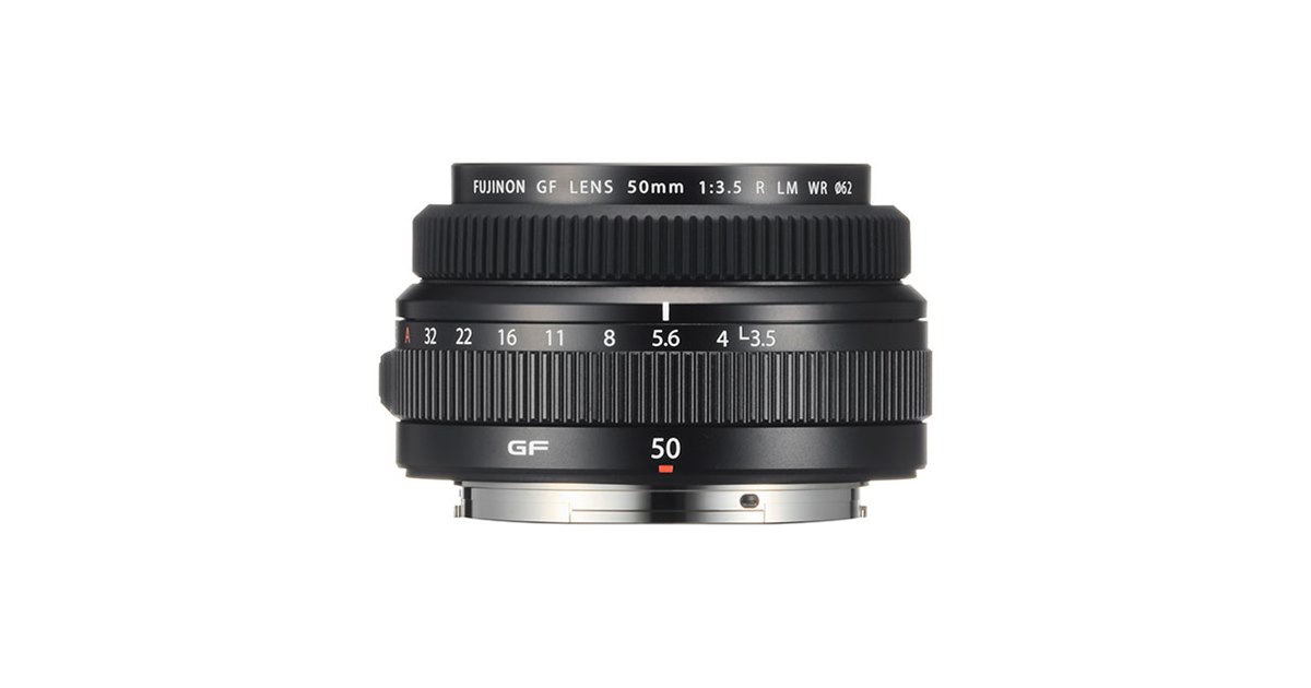 富士フイルム、標準GFレンズ｢GF50mmF3.5 R LM WR｣を9月下旬発売