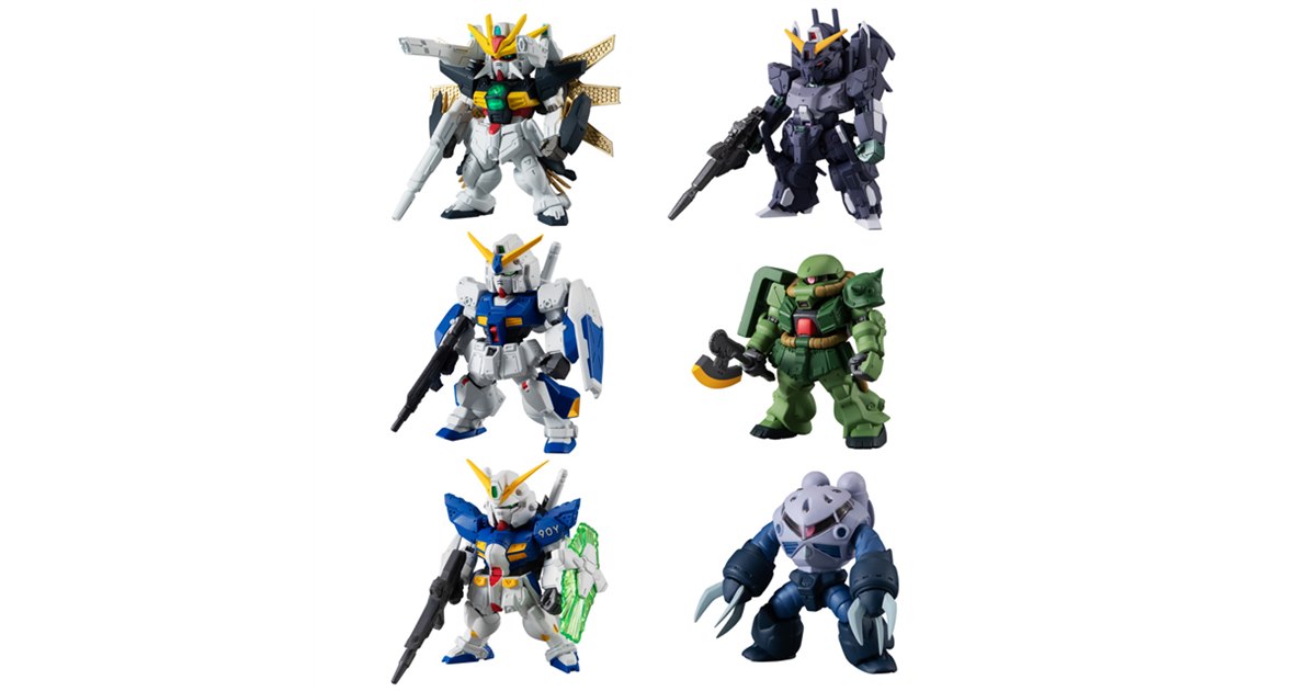 GUNDAM CONVERGE フィギュアセット バンダイ、食玩シリーズ「FW GUNDAM CONVERGE」第17弾を8月発売 - 価格.com