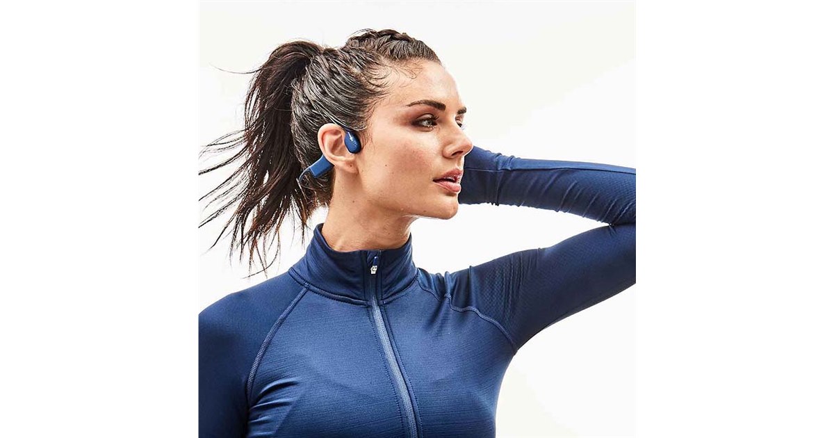 AfterShokz Xtrainerz完全防水　骨伝導MP3プレーヤー スマホ不要で泳ぎながら聴ける、MP3プレーヤー内蔵の骨伝導