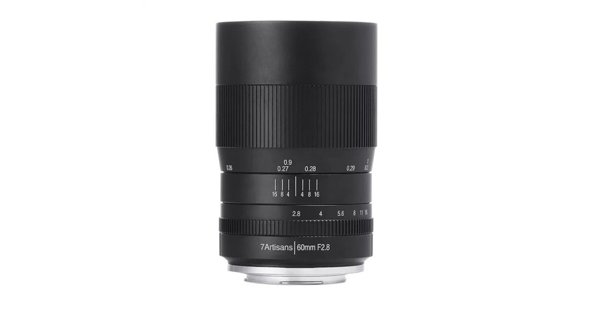 七工匠、マクロ単焦点レンズ「7Artisans 60mm F2.8 Macro」を8/20発売