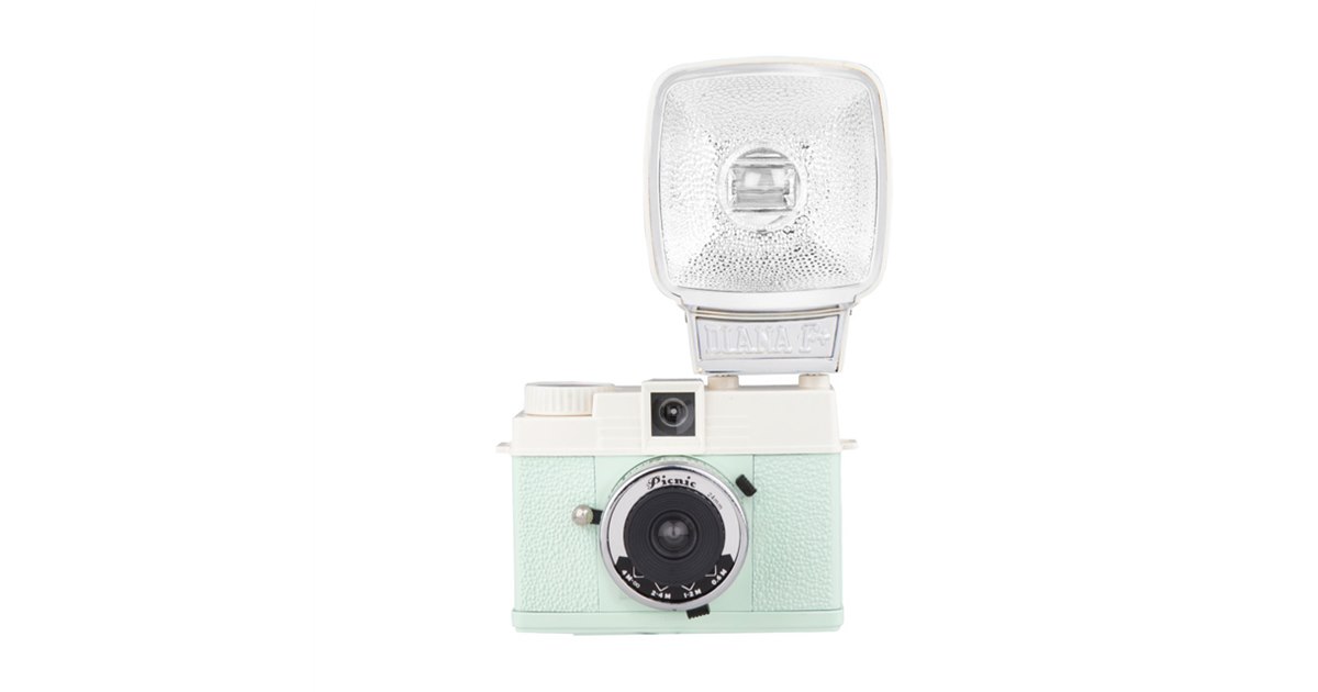 【レア】Lomo Diana mini ホワイト．グリーン　レザーケース付き レア】Lomo Diana mini ホワイト．グリーン レザーケース付き