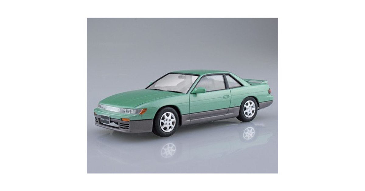 S13 シルビア」プラモがリニューアル、ポリキャップ式純正アルミ