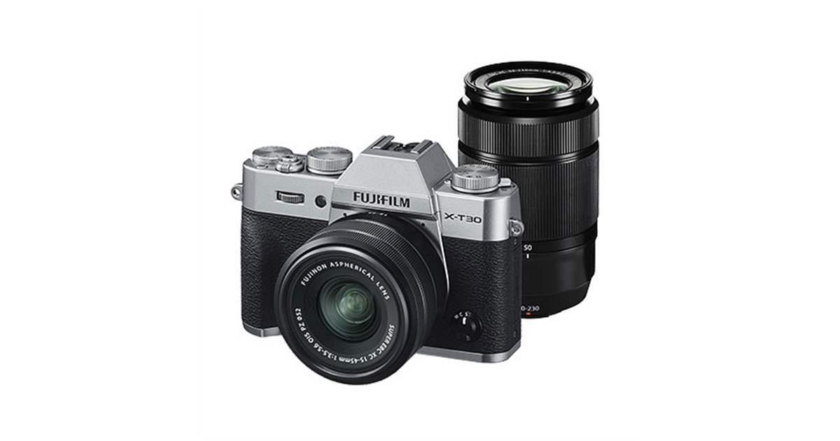 富士フイルム、「FUJIFILM X-T30 ダブルズームレンズキット」を9