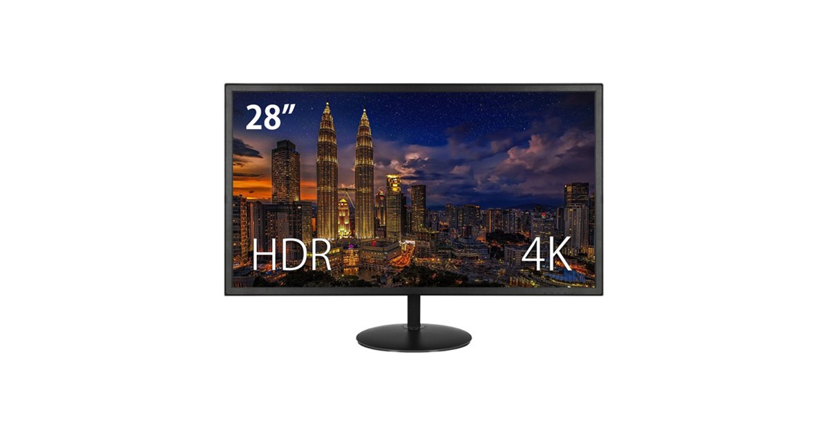 【液晶モニター】ジャパンネクスト 28インチモニター JN-T2888UHDR JAPANNEXT、UHD解像度に対応した28型液晶「JN-T2888UHDR